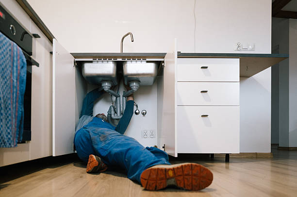 Professional Drain Cleaning technician working in Greenwood, IN
